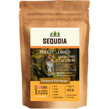 Sequoia Freeze-Dried Cat Food (.25 lb. Bag Makes 1.25 lbs. of Food When Hydrated)